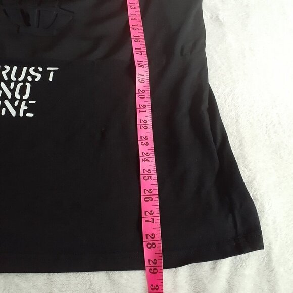 Hudson Outerwear Men's Size Large Black Trust No One Grenade 100% Cotton T-Shirt - Picture 9 of 10